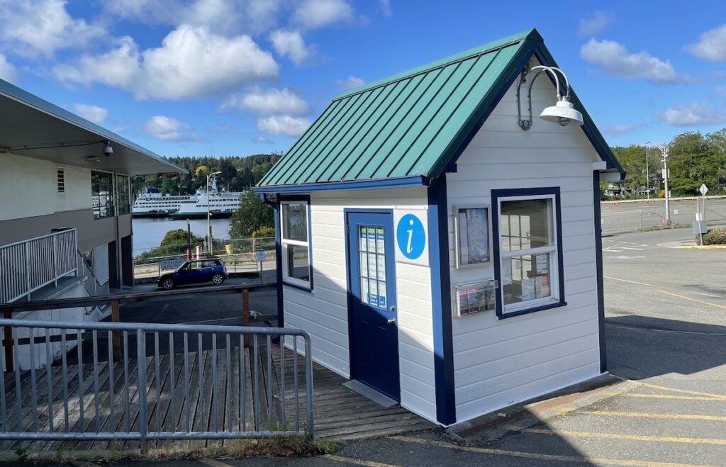 Bainbridge Island Information Kiosk Ferry Terminal Chamber of Commerce