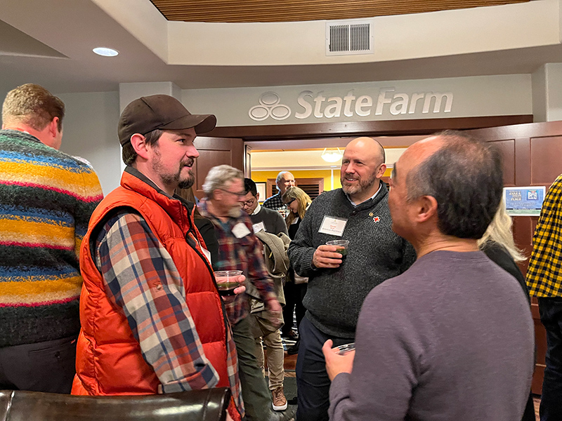 Scenes from a Bainbridge Chamber After Hours - hosted by State Farm Insurance in January 2023