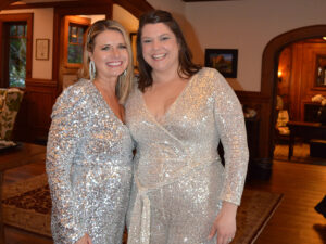 The Sparkle Twins - Jessica Perkins and Chantelle Lusebrink at the 2023 Bainbridge Business Awards